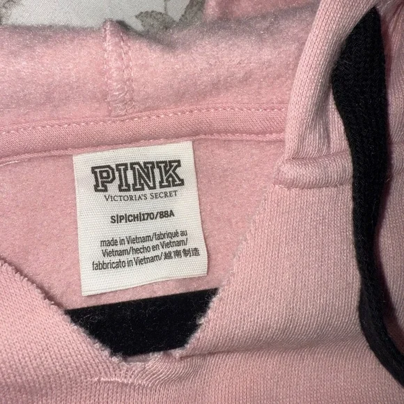 PINK Victoria's Secret Light Pink Hoodie - Picture 3 of 3